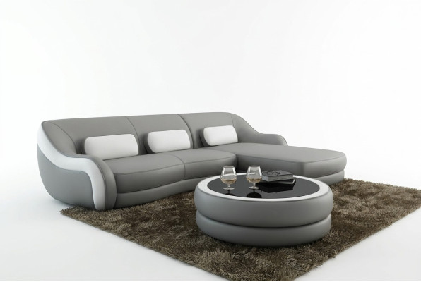 Designerska Sofa Skórzana Narożnikowa kanapa Podkładka Narożnik Kanapa Siedziba Narożnik L Kształt Ustawić Sofę Nowość