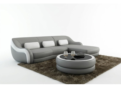 Designerska Sofa Skórzana Narożnikowa kanapa Podkładka Narożnik Kanapa Siedziba Narożnik L Kształt Ustawić Sofę Nowość