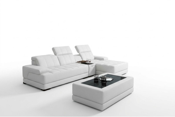 Skórzana sofa Narożnikowa kanapa Sofa Kanapa Podkładka Narożnik Ustawić L Kształt XXL Duże Sofy
