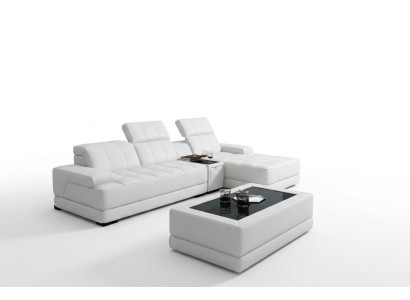 Skórzana sofa Narożnikowa kanapa Sofa Kanapa Podkładka Narożnik Ustawić L Kształt XXL Duże Sofy