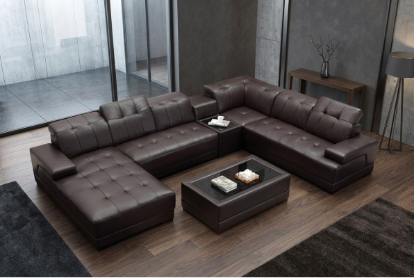 XXL Skóra Duża Sofa do Salonu Kanapa Narożnikowa Kanapa Sofy Kanapy Podkładka