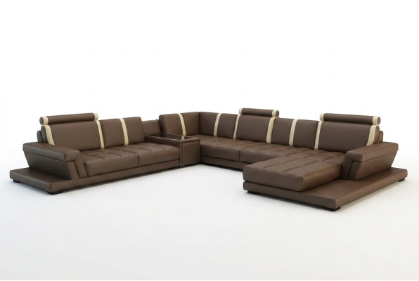 Skórzana sofa sofa podkładka Żywy krajobraz designerska skórzana sofa