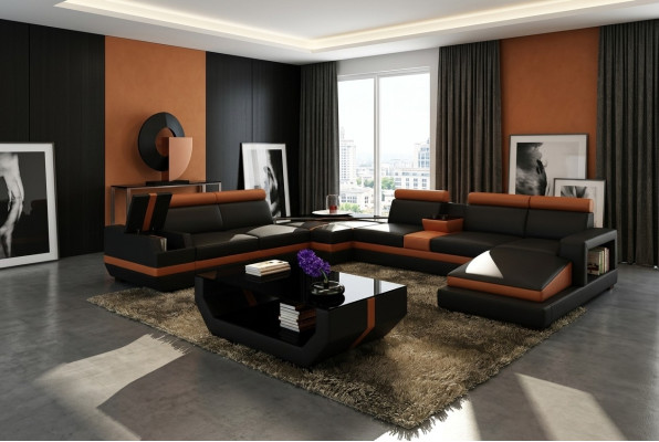 Luksusowe Stoliki do kawy Polser Skóra Designerski Salon Stolik Tabela