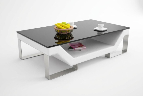 Sofa stolik Szkło Design Tabela Salon Skóra Sofa Boczna Sofa Kawowa