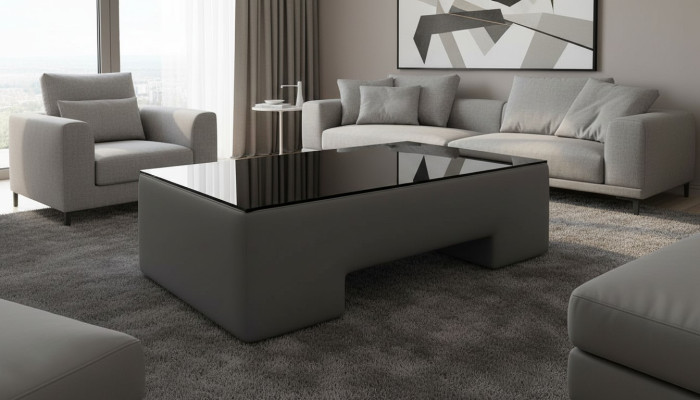 Skóra Coffee Design Podkładka Kanapa Tabela Salon Szklane Stoły stoły