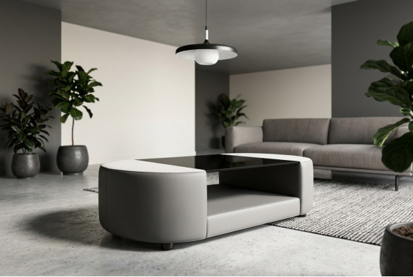 Sofa stolik do salonu projekt Szkło Couch Sofa stolik Podkładka Tabela stoły