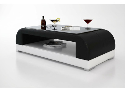 Sofa stolik Szkło Design stolik kawowy Tabela salon Skóra kanapa boczna sofa
