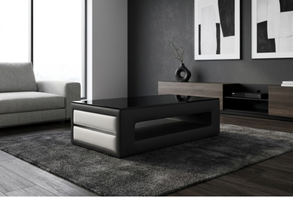 Designerski stolik kawowy stolik kawowy boczna kanapa sofa stoły Skóra Podkładka Tabela