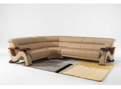 Skórzana sofa sofa salon kanapa sofy kanapy narożnikowa kanapa ustawiająca sofy
