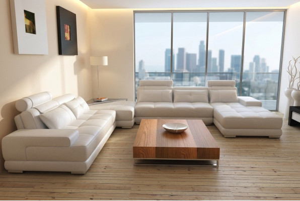 Nowoczesny design Podkładka Żywy krajobraz skórzana sofa sofa kanapa Siedziba