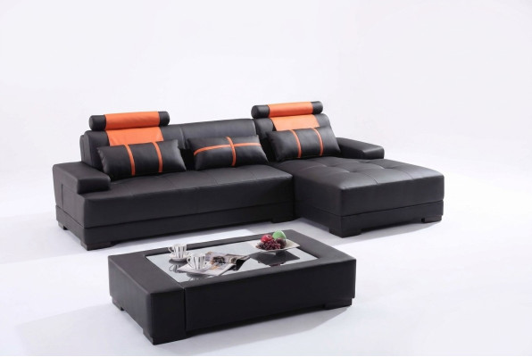 Designerska Podkładka Skórzana Sofa Kanapa W Kształcie L Nowoczesna Sofa Sofy Kanapy
