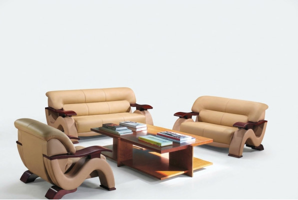 Nowoczesny Designerski Zestaw Sofowy Sofa Podkładka Zestaw Luksusowych Skórzanych Sof