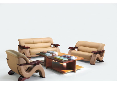 Nowoczesny Designerski Zestaw Sofowy Sofa Podkładka Zestaw Luksusowych Skórzanych Sof