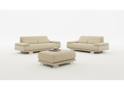 Skóra Sofa Kanapa Podkładka Kompletna Ustawić 3+2+1 Sofy Kanapy Siedziba