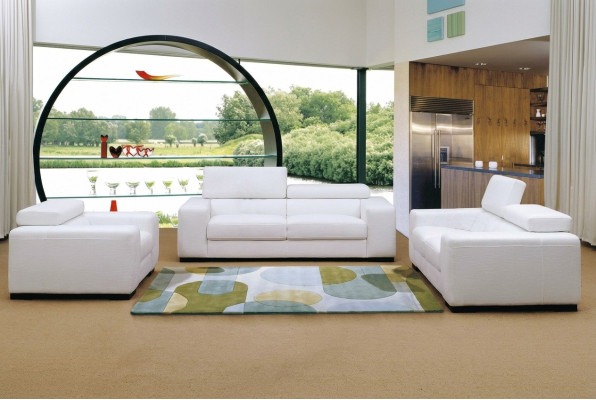 Zestaw sofowy Design Couch 3+2 Zestaw Podkładka Skóra Sofa Dekoracyjna do Salonu