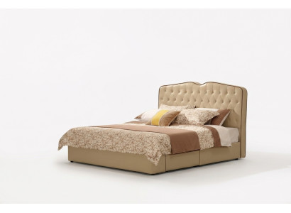 Nowoczesne designerskie łóżka hotelowe Łóżko XXL luksusowe podwójne Skóra Chesterfield