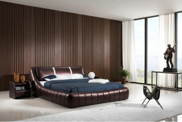 Modern Hotel Design Łóżko XXL Luksusowe Stylowe Podwójne Skóra 140 160 180x200cm