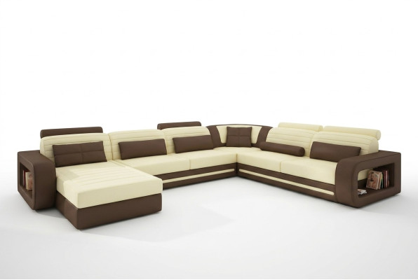 Wielofunkcyjna Sofa Kanapa Podkładka XXL Duża Nowa Sofa Narożnik Couchen Skóra