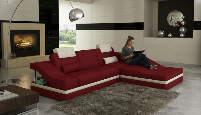 Design Corners Podkładka Narożnik Sofa XXL BigCouch Skóra Sofy Ustawić