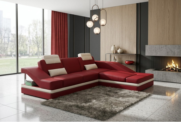 Design Corners Podkładka Narożnik Sofa XXL BigCouch Skóra Sofy Ustawić