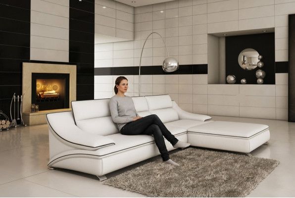 Design Podkładka Narożnik Sofa Kanapa Skóra Sofy Ustawić Żywy krajobraz XXL