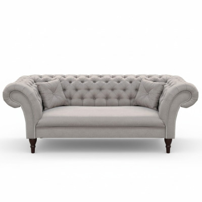 Chesterfield Design Couch Podkładka Skóra Włókienniczy Sofa Sofy Kanapy 3er miejsce do siedzenia Nowość