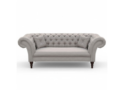 Chesterfield Design Couch Podkładka Skóra Włókienniczy Sofa Sofy Kanapy 3er miejsce do siedzenia Nowość