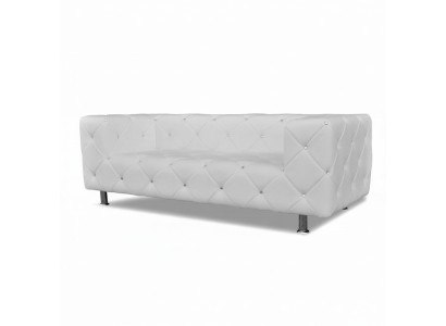 Sofa Chesterfield Sofa Skórzana Designerska Kanapa Kryształy Podkładka Sofy Kanapy Nowość