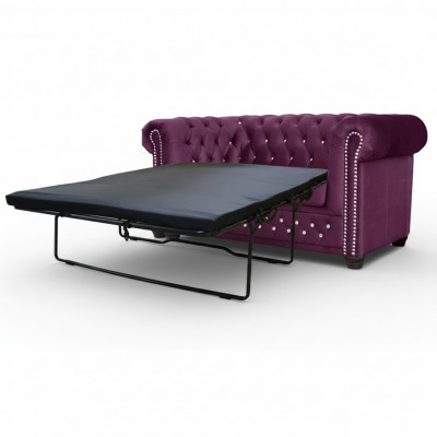 Chesterfield York Blink z funkcją łóżka włókienniczego Couch Podkładka Sofy Couches New