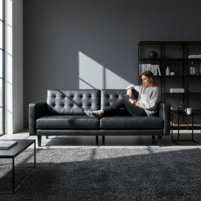 Sofa Chesterfield 3 miejsce do siedzenia Tirana Sofa Sofy Kanapy Projekt salonu Nowość