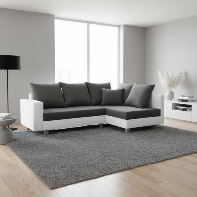 Design Narożnikowa kanapa Sofa w kształcie litery L Funkcja łóżka Couch Siedziba Narożnik Sofy Włókienniczy Podkładka Nowość