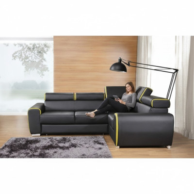 Design Narożnikowa kanapa Sofa Funkcja łóżka Sofa Podkładka Siedziba Narożnik Sofy Kanapy New Dublin