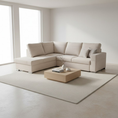 Design Narożnikowa kanapa Sofa Funkcja łóżka Couch Podkładka Siedziba Narożnik Sofy Żywy krajobraz New