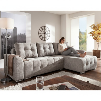 Design Narożnikowa kanapa Sofa Loft Funkcja łóżka Kanapa Podkładka Siedziba Narożnik Sofy Sofa rozkładana