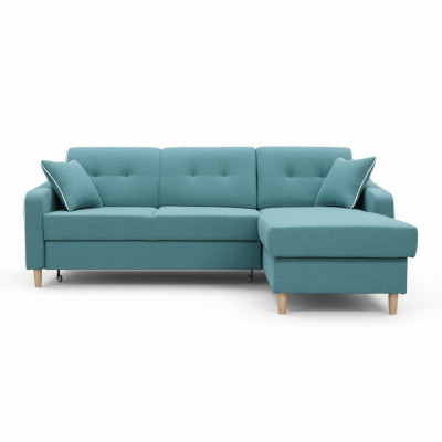 Design Narożnikowa kanapa Sofa Sina Funkcja łóżka Sofa Podkładka Siedziba Narożnik Sofy Sofa rozkładana