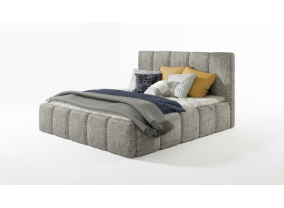 Nowoczesny luksusowy design XXL Łóżko w stylu hotelowego podwójnego Skóra 140 160