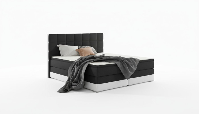 Łóżko skórzane Podkładka Łóżko box spring Podstawa łóżka 180x200cm materac