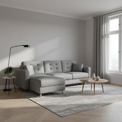 Sofa rozkładana sofa Podkładka funkcjonalna kanapa salon Narożnikowa kanapa Textl Siedziba