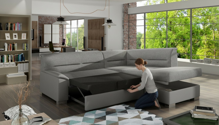 Sofa rozkładana Sofa Podkładka Salon Włókienniczy Narożnikowa kanapa Kanapa Siedziba Ustawić Sofy