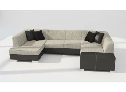 Sofa Couch Nowoczesna sofa rozkładana Funkcja łóżka Podkładka Zestaw narożny