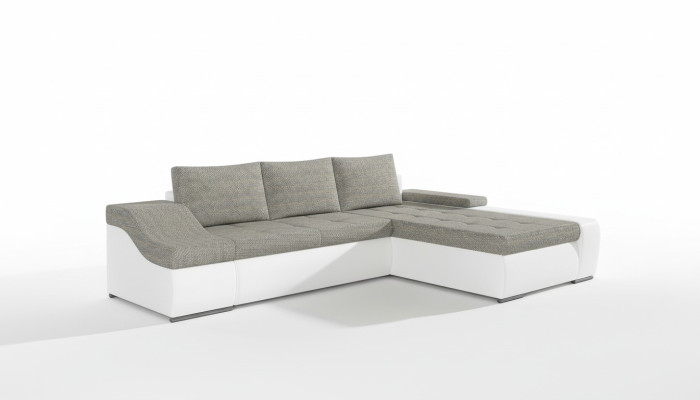 Nowoczesna kanapa narożnikowa Ontario Funkcja łóżka Living Room Couch Włókienniczy Sofy Sleep