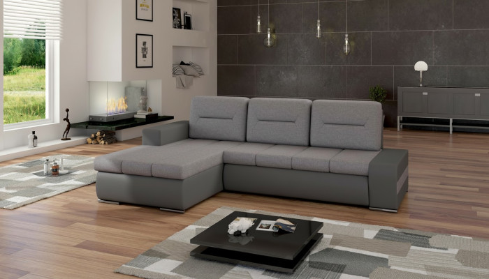 Design Narożnikowa kanapa Ottavio Funkcja bed Couch Żywy krajobraz Sofas Sleep Sofa