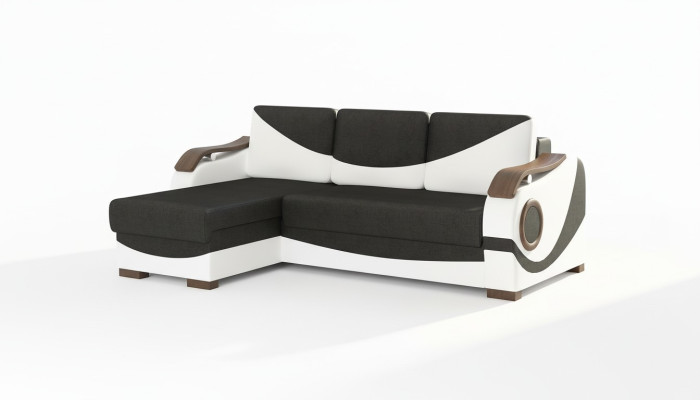 Design Narożnikowa kanapa Perto Funkcja łóżka Kanapa Podkładka Włókienniczy Sofy Kanapy Sleep