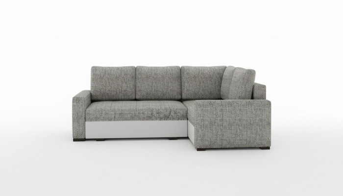 Design Narożnikowa kanapa rozkładana Funkcja łóżka Couch Skóra Podkładka Włókienniczy Sofy Nowy 1469