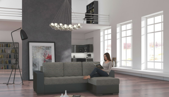 Design Narożnikowa kanapa Kanapa Podkładka Siedziba Zestaw narożny Sofa rozkładana Sofa Kanapy Łóżko