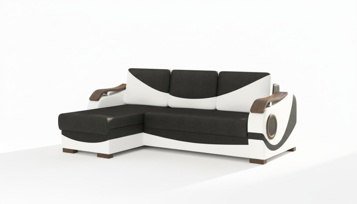 Funkcja łóżka Funkcjonalna Sofa Rozkładana Narożnikowa kanapa Włókienniczy Materiał Couch Podkładka Ustawić