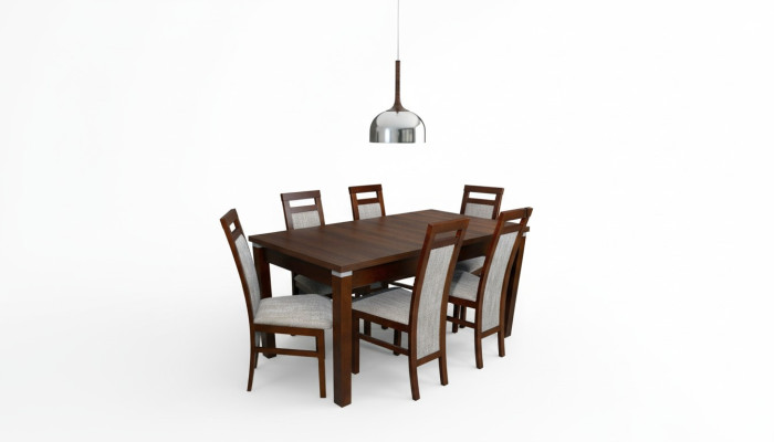 Tabela + 6 Krzesła Design jadalnia Ustaw Krzesło Zestaw zestawów stołowych do jadalni