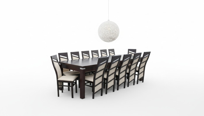 Design jadalnia Ustaw Krzesło Zestaw Tabela + 12 zestawów Krzesła