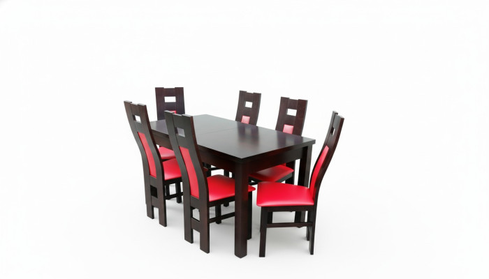 Design jadalnia Ustaw Krzesło Zestaw Tabela + 6 Krzesła zestawów jadalnianych stoły