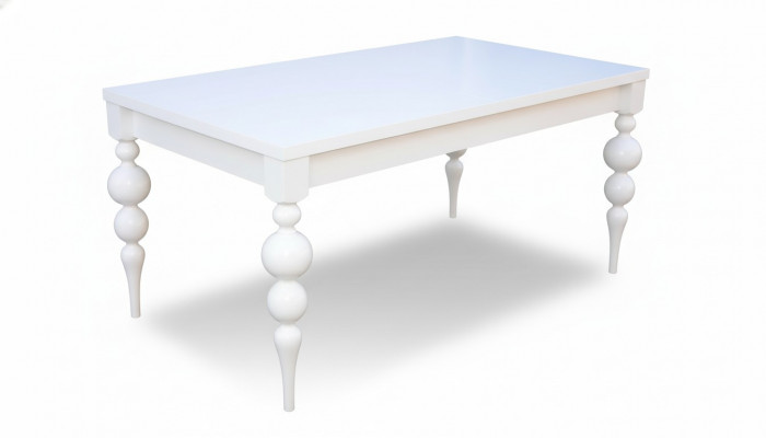 Klasyczny designerski Stół obiadowy Drewno Tabela jadalnia salon